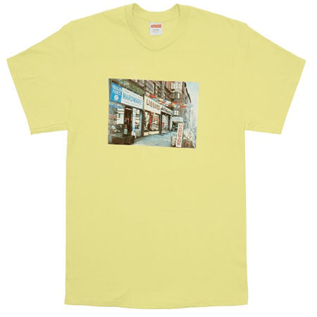 Supreme Hardware Tee- Pale Yellow