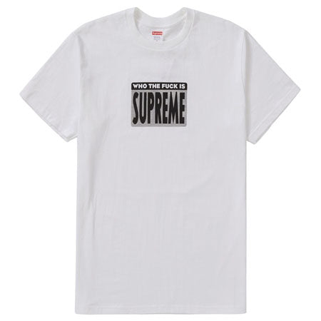 Supreme Who The Fuck Tee- White