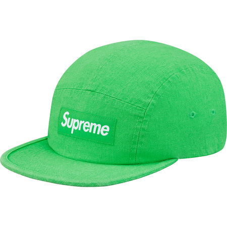Supreme Washed canvas camp cap - Green