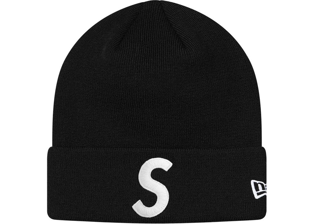 Supreme New Era S Logo Beanie - Black