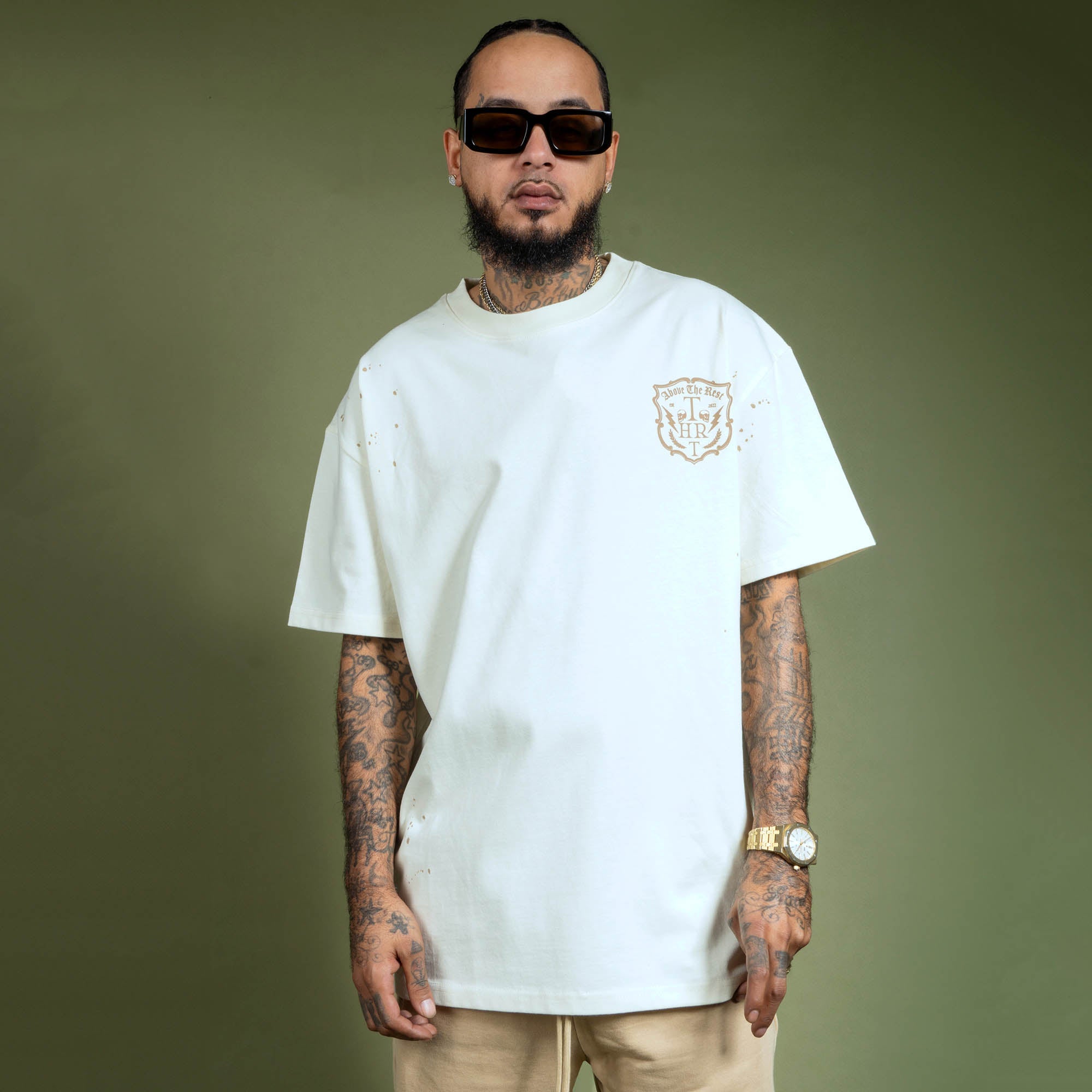 Above The Rest LUX Heavy Weight Tee - Natural