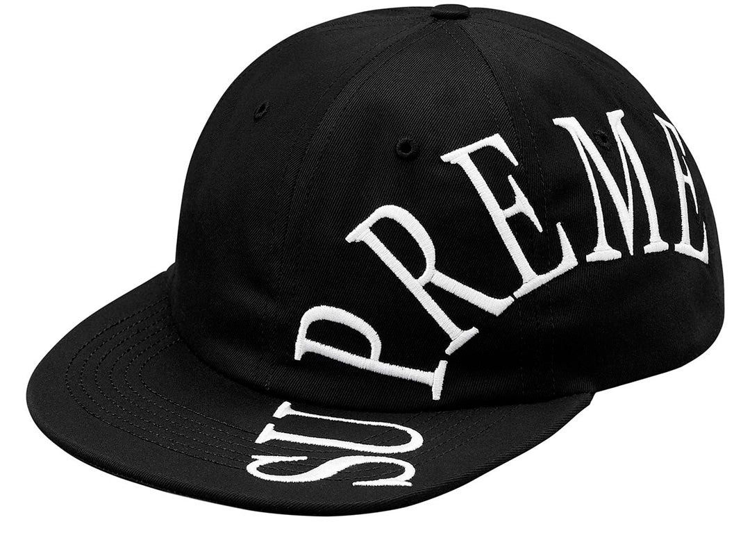 Supreme Side Arc 6-Panel- Black