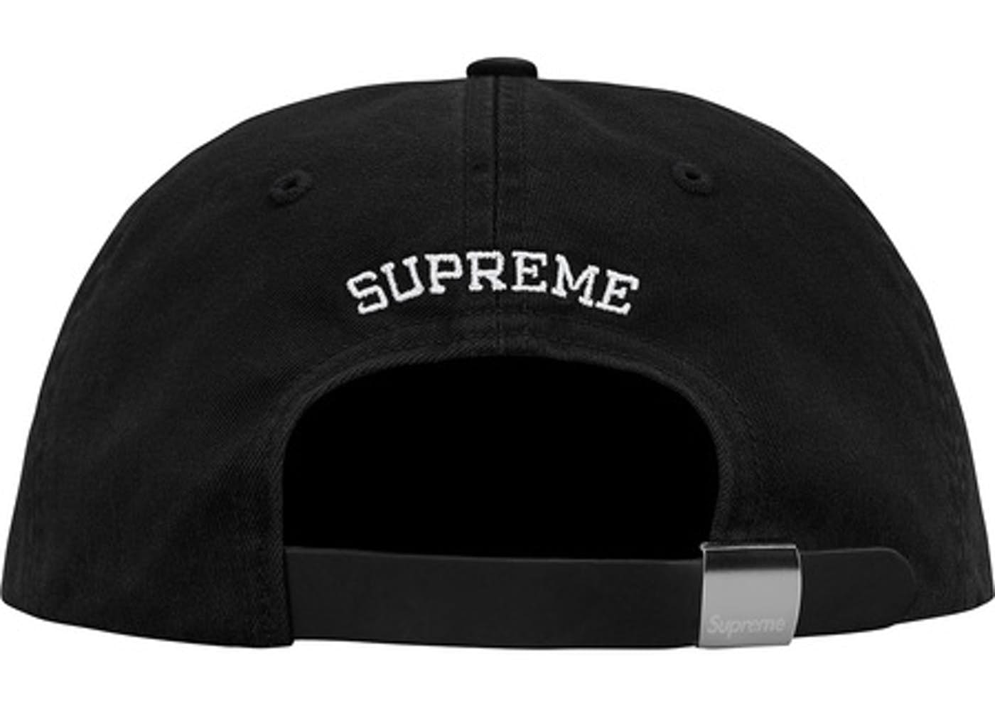 Supreme S Logo Felt 6-Panel- Black