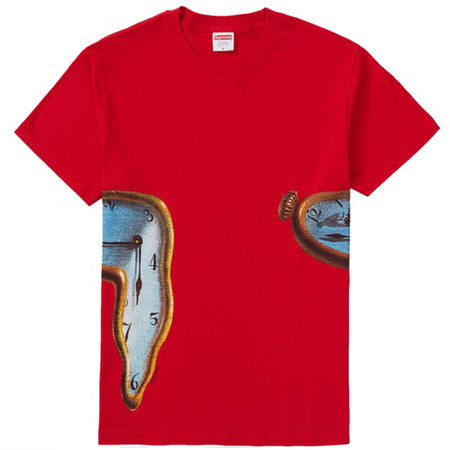 Supreme The Persistence Of Memory Tee- Red