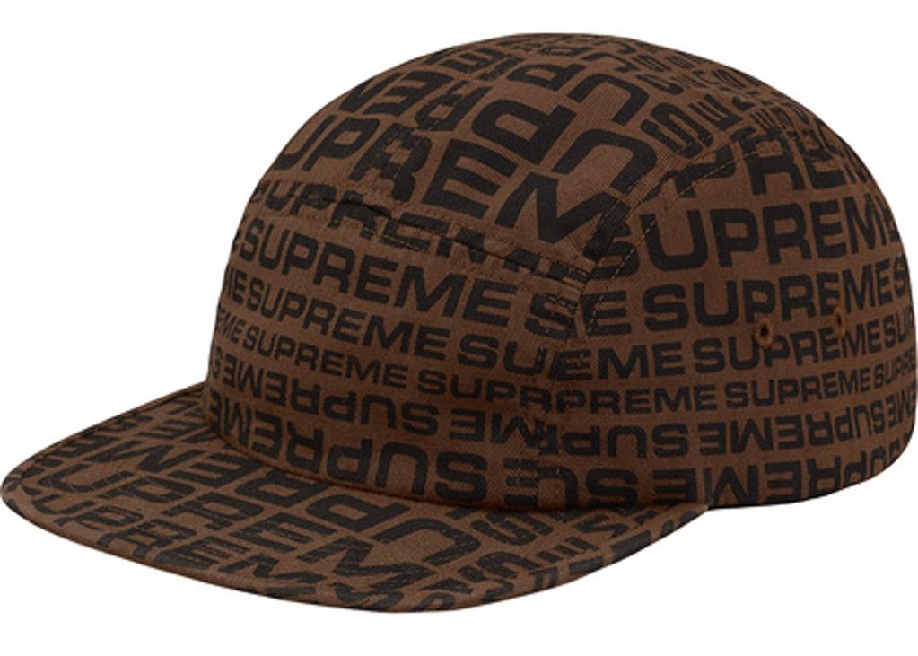 Supreme Repeater Camp Cap- Brown