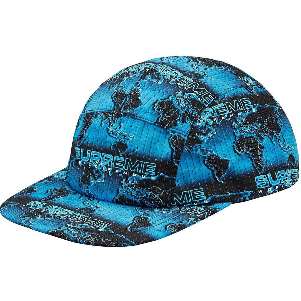 Supreme World Famous Taped Seam Camp Cap -Cyan