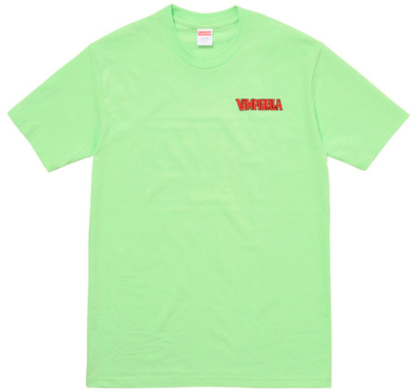 Supreme Vampirella Card Tee- Light Green