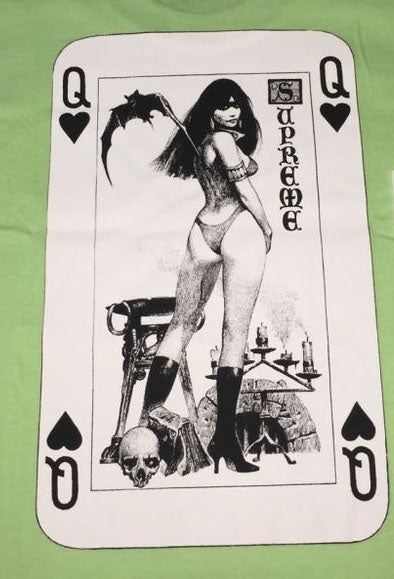 Supreme Vampirella Card Tee- Light Green