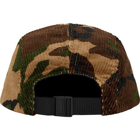 Supreme Camo Corduroy Camp Cap- Woodland Camo