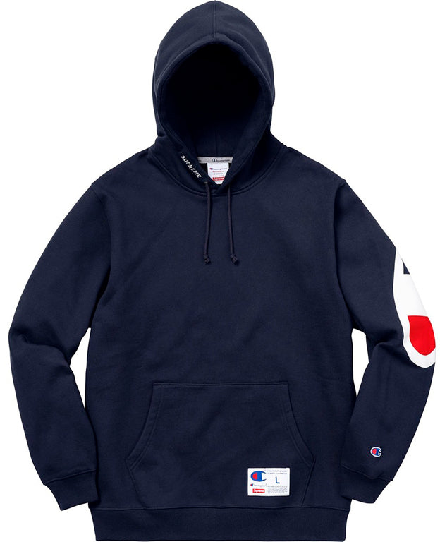 Supreme Champion Hooded Sweatshirt (SS18)- Navy