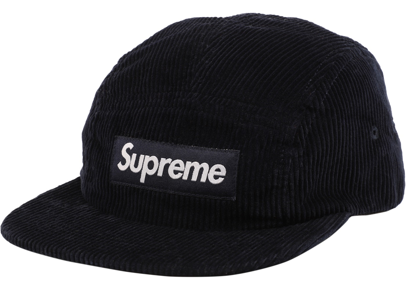 Supreme Corduroy Camp Cap (SS18)- Navy