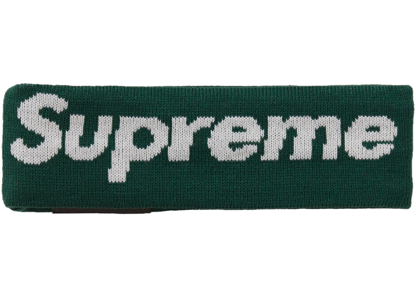 Supreme New Era Big Logo Headband (FW18)- Dark Green