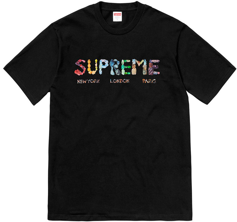 Supreme Crystals Tee- Black