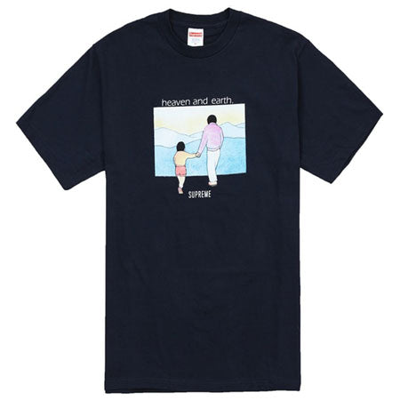 Supreme Heaven And Earth Tee- Navy