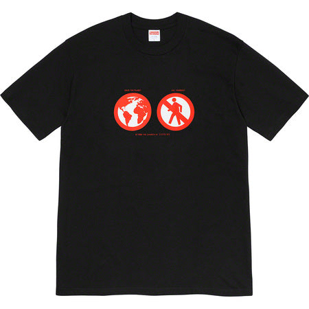 Supreme Save The Planet Tee- Black