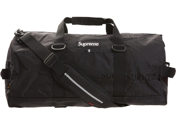 Supreme Duffle Bag (SS19)- Black