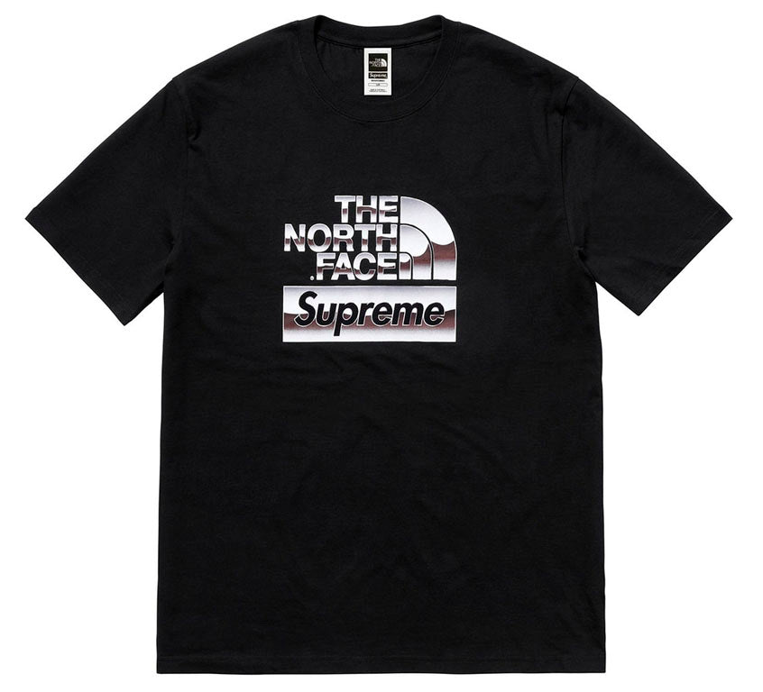 Supreme The North Face Metallic Logo -Black