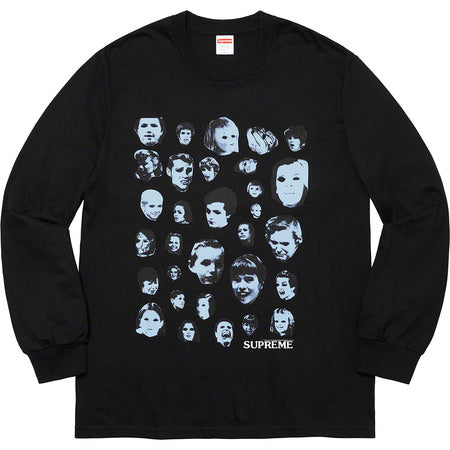 Supreme Faces L/S Tee- Black