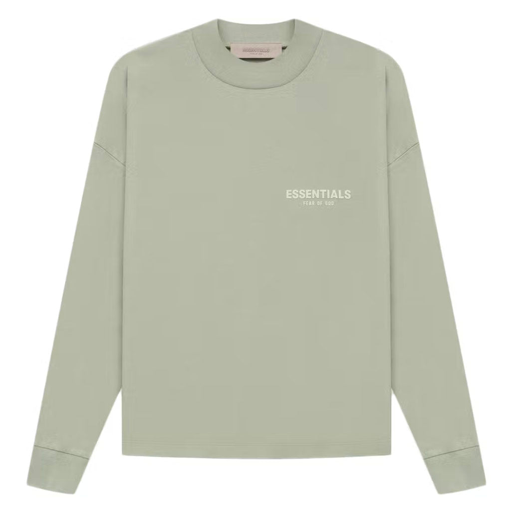 Fear Of God Essentials L/S T-Shirt (SS22)- Sea Foam
