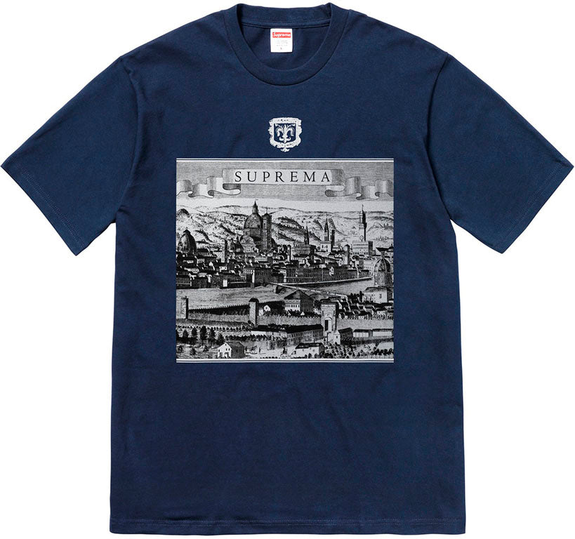 Supreme Fiorenza Tee- Navy