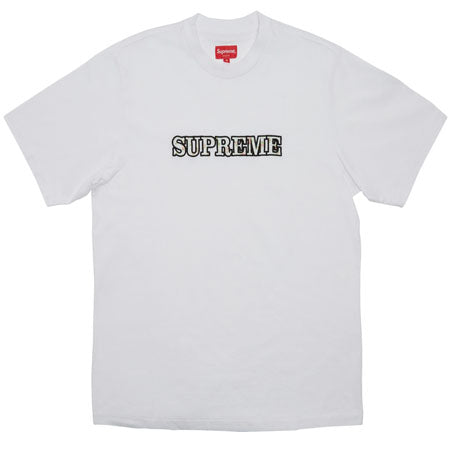 Supreme Floral Logo Tee- White