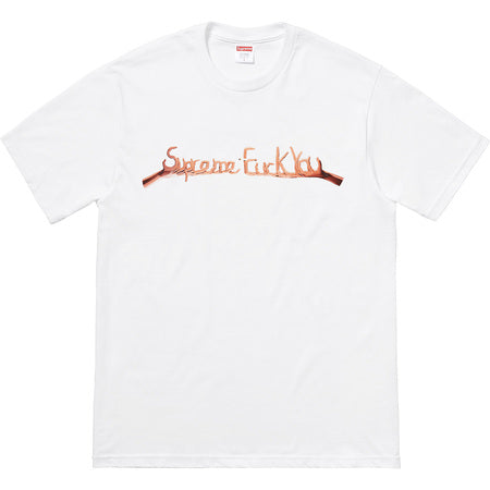 Supreme Fuck You Tee- White