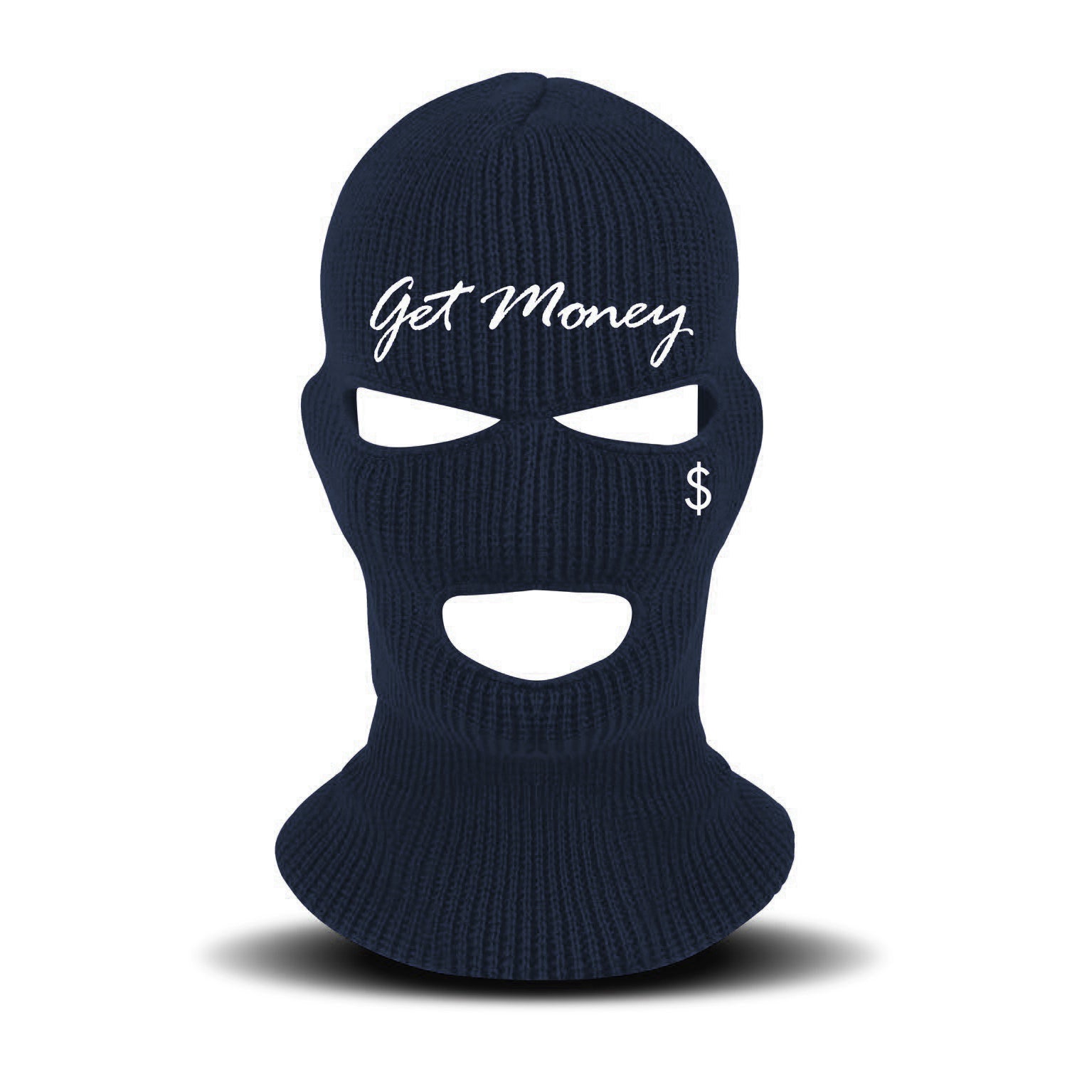 Navy Get Money Ski Mask - CLR