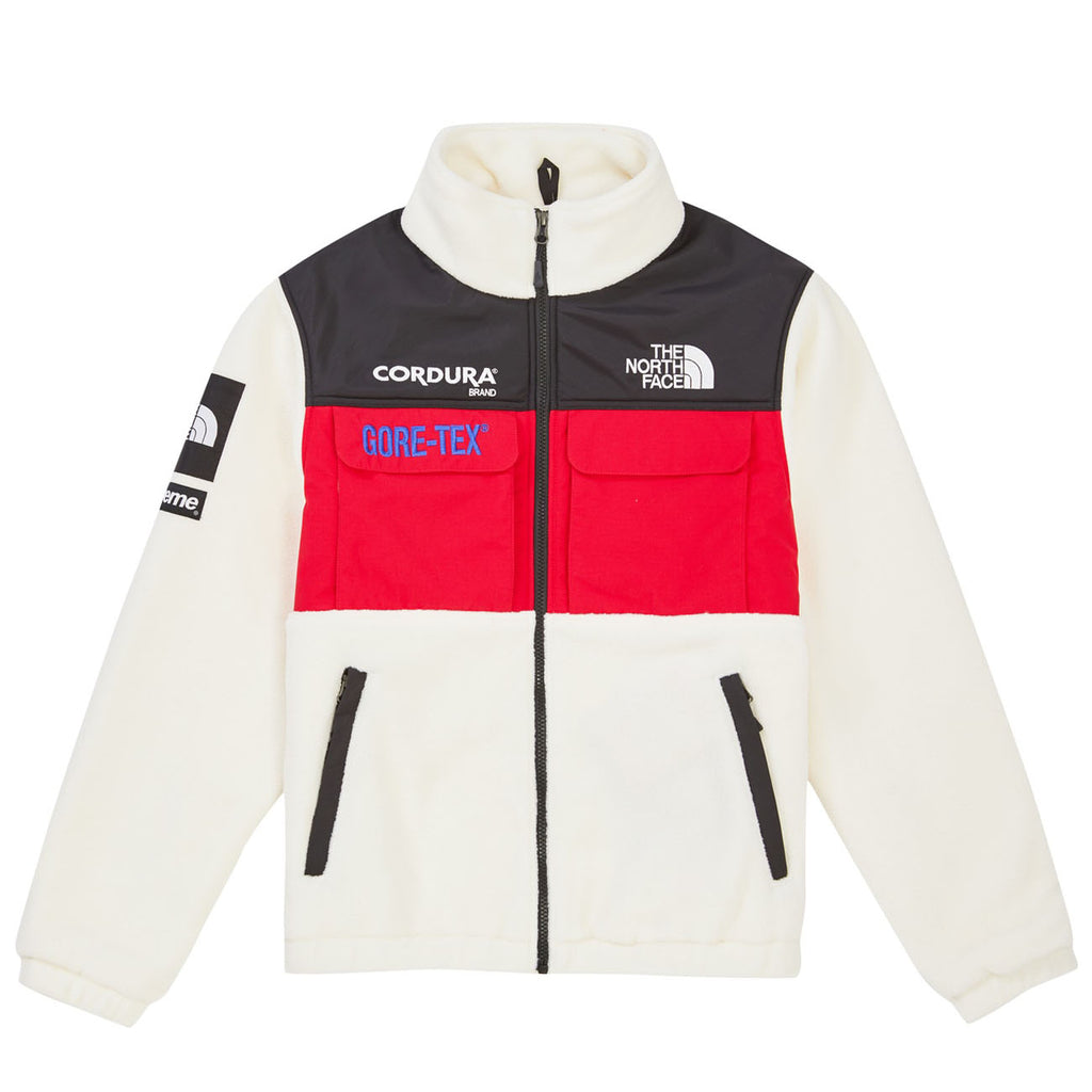 Supreme The North Face Expedition Fleece (FW18) Jacket- White