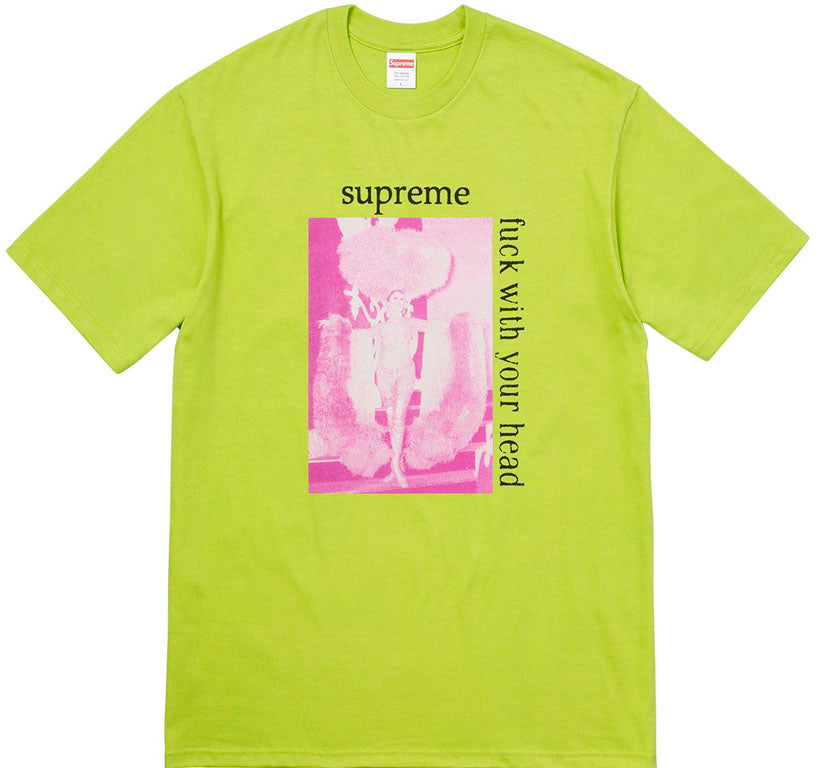 Supreme Fuck With Your Head  Tee- Lime