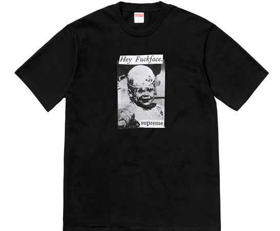 Supreme Fuck Face Tee- Black