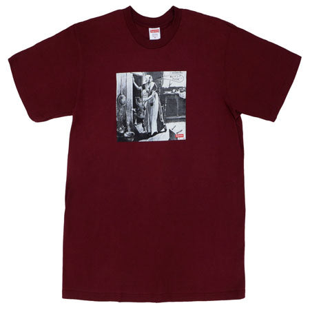 Supreme Mike Kelley Hiding From Indians Tee- Burgundy