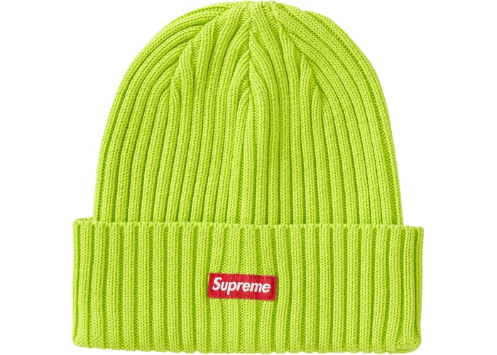 Supreme Overdyed Beanie- Lime