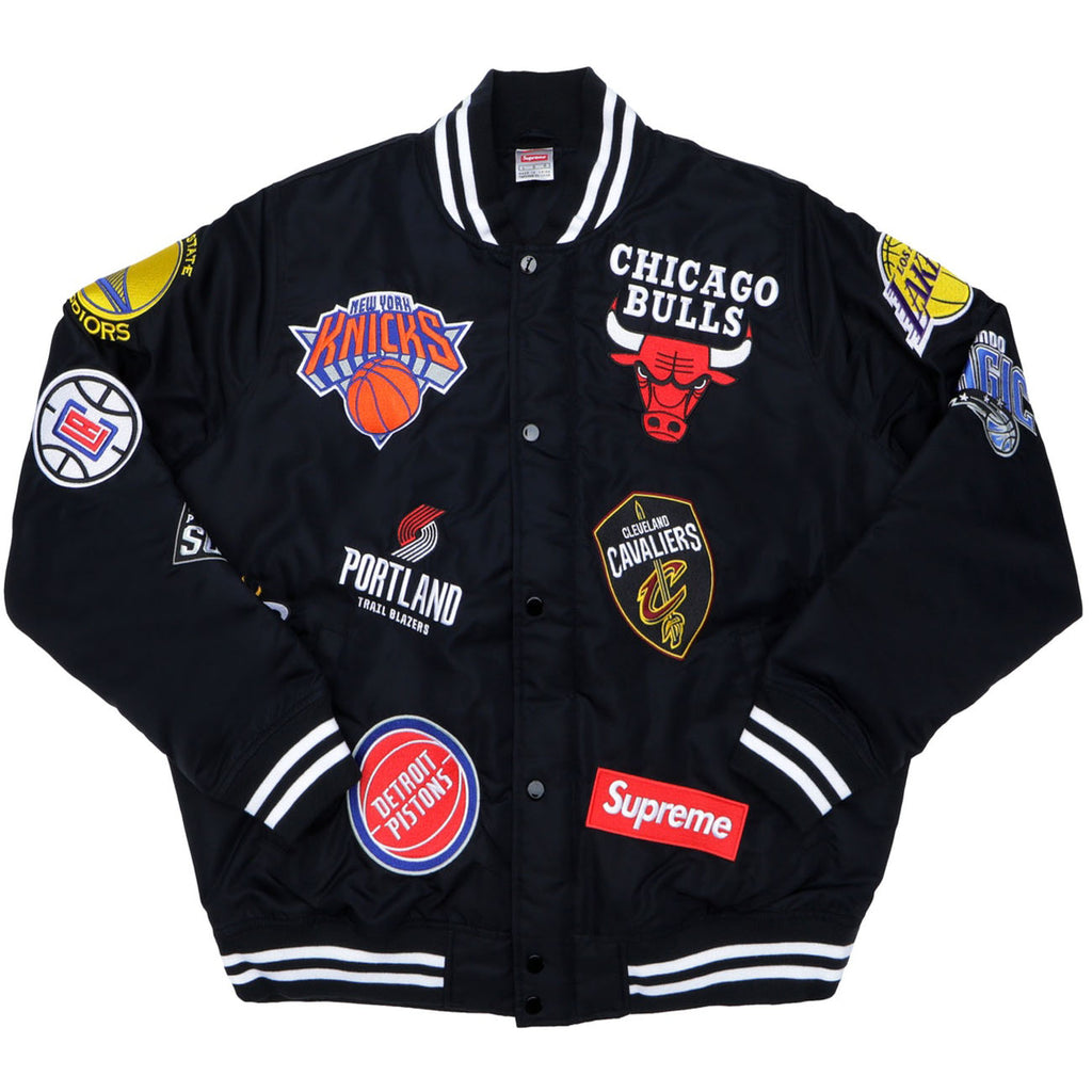 Supreme Nike/NBA Teams Warm-Up Jacket- Black