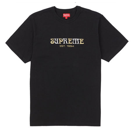 Supreme Nouveau Logo Tee- Black