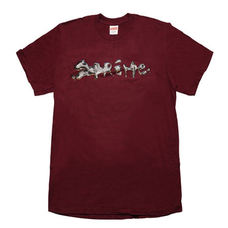 Supreme Liquid Tee- Burgundy