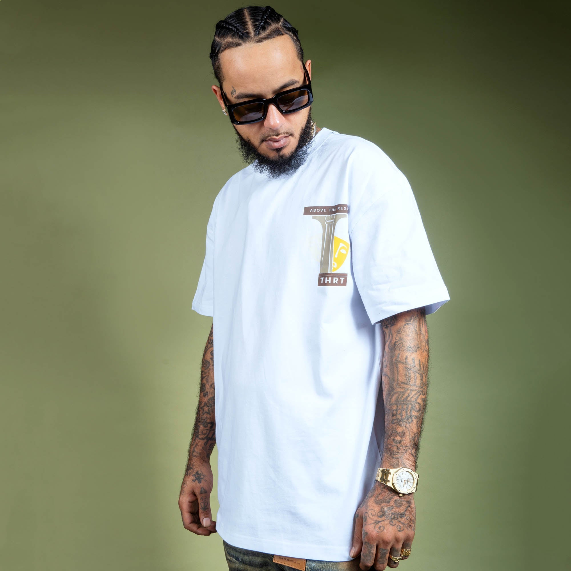 Mask LUX Heavy Weight Tee - White