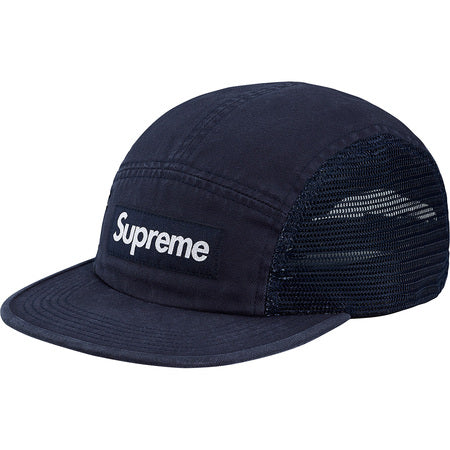 Supreme Mesh Side Panel Camp Cap- Navy