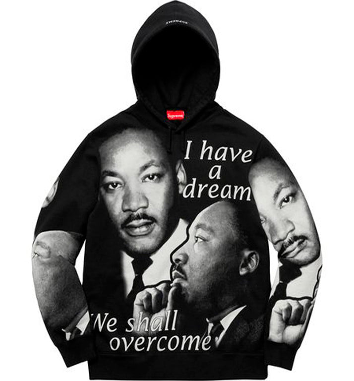 Supreme MLK Hooded Sweatshirt- Black