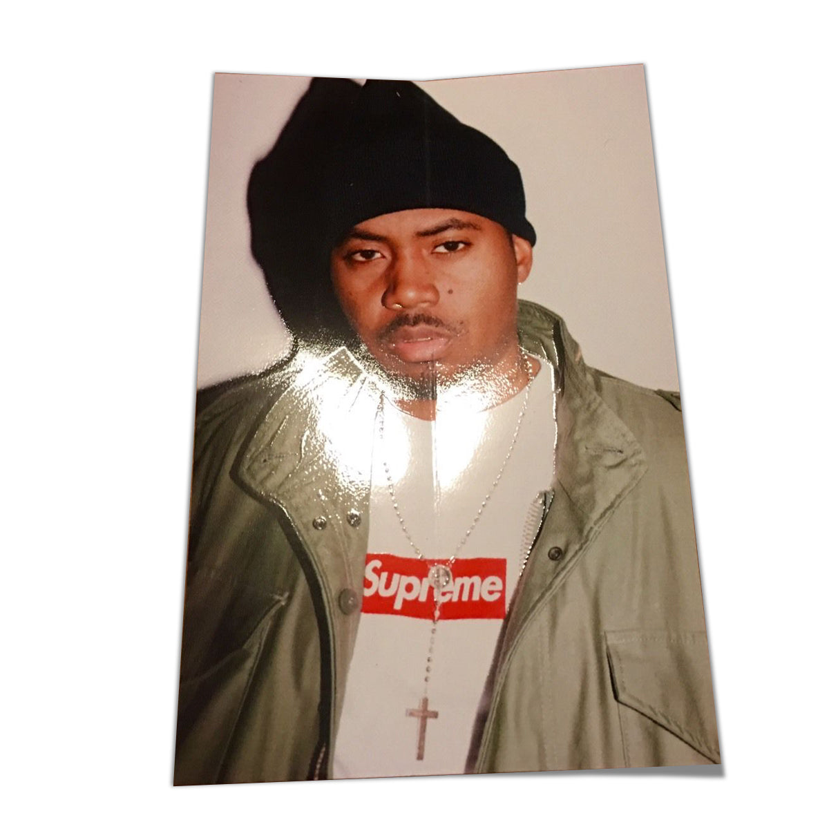 Supreme Nasty Nas Sticker Fw17