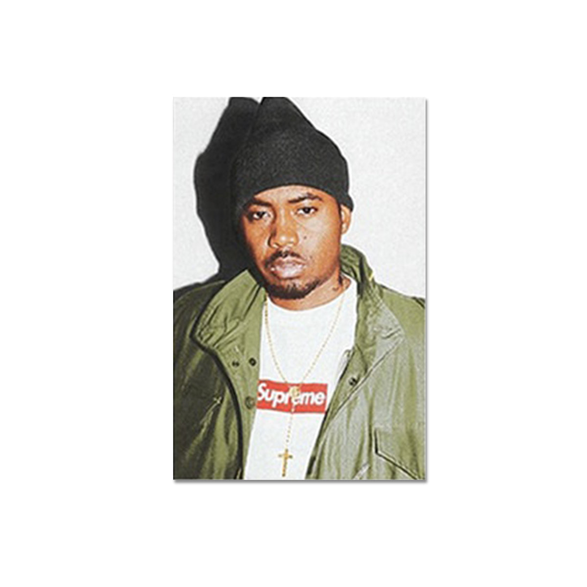 Supreme Nasty Nas Sticker Fw17