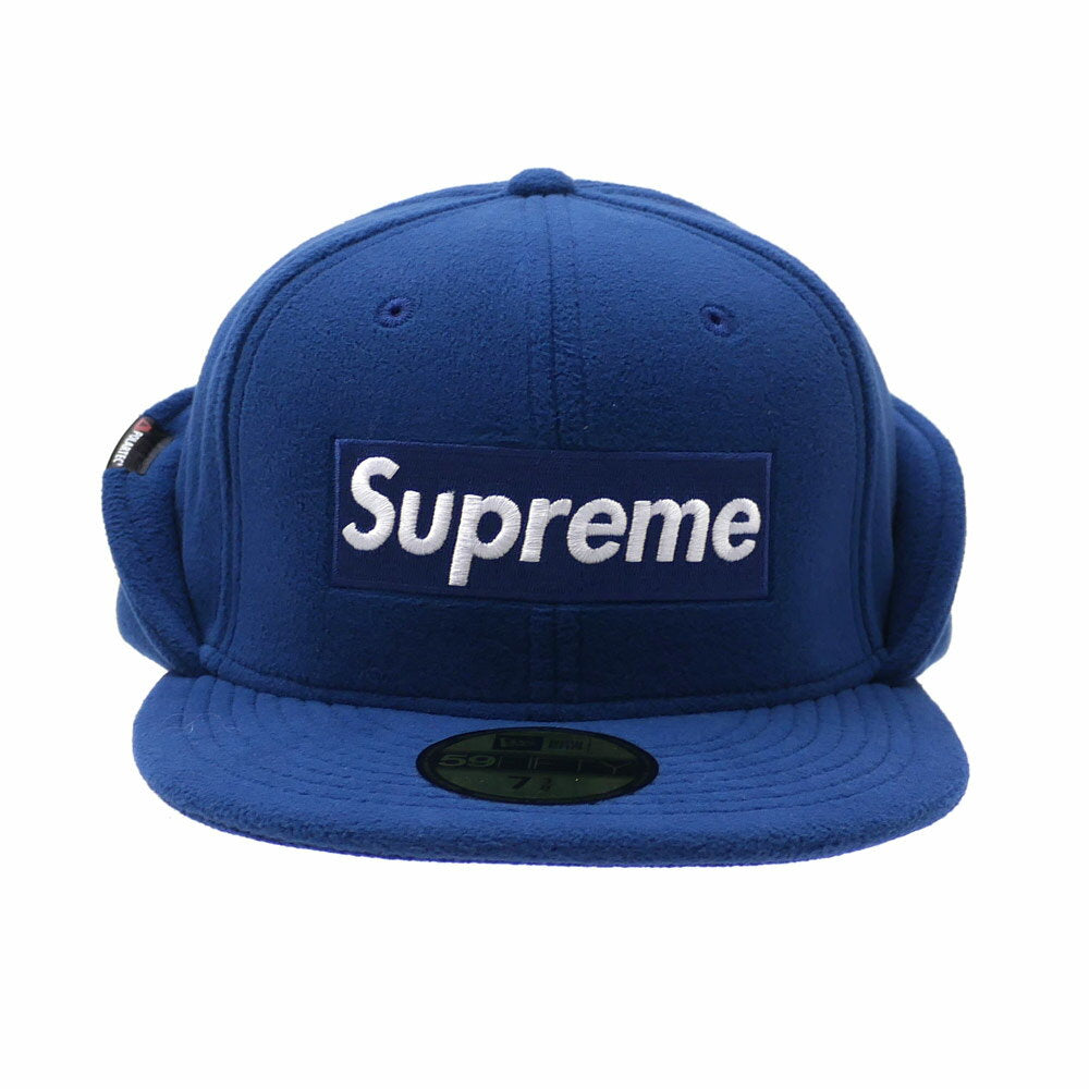 Supreme Polartec Ear Flap New Era Hat- Light Navy