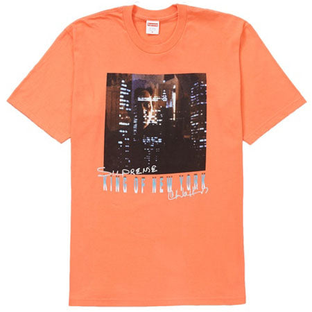 Supreme King of New York Tee- Neon Orange