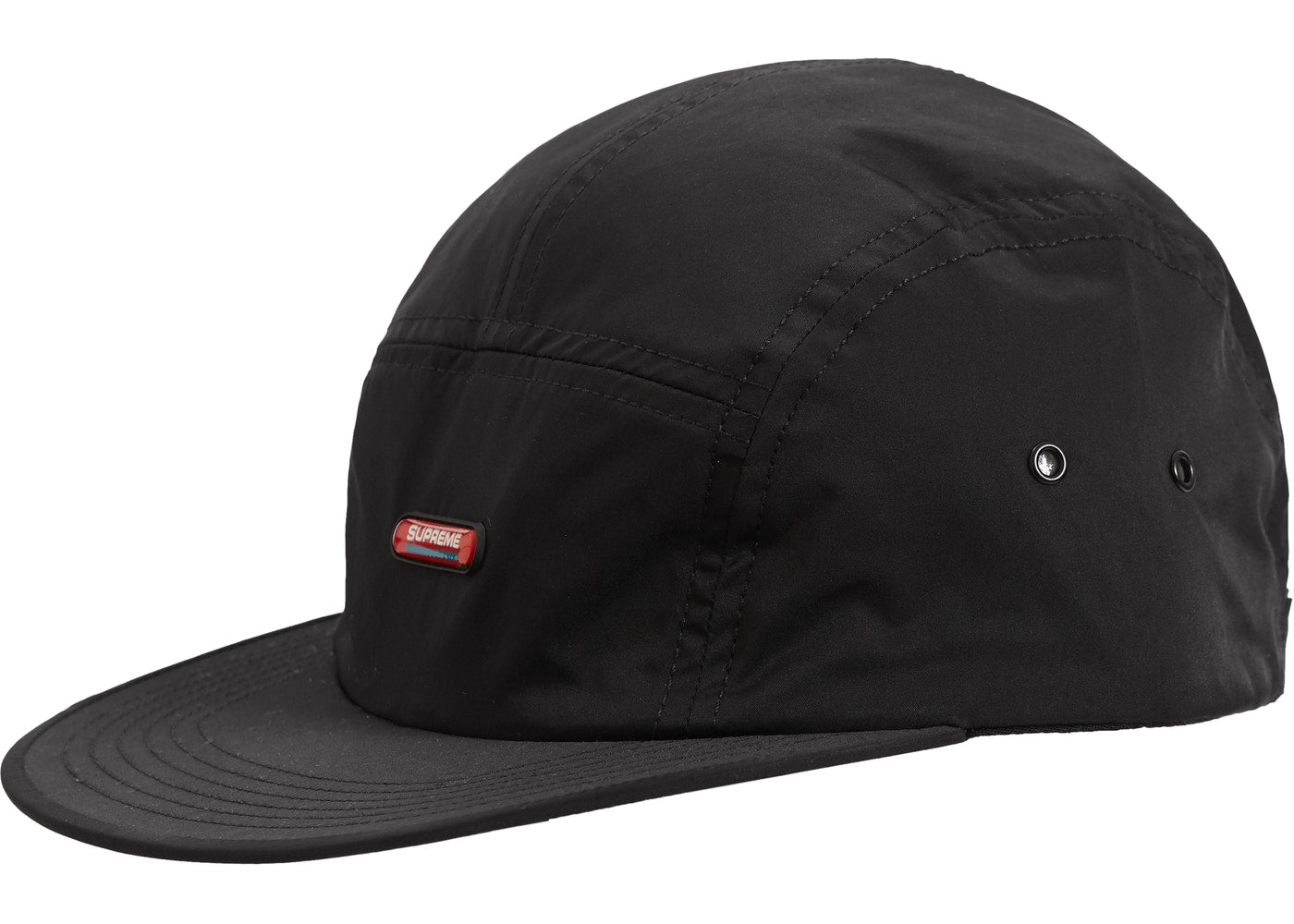 Supreme Clear Patch Camp Cap- Black