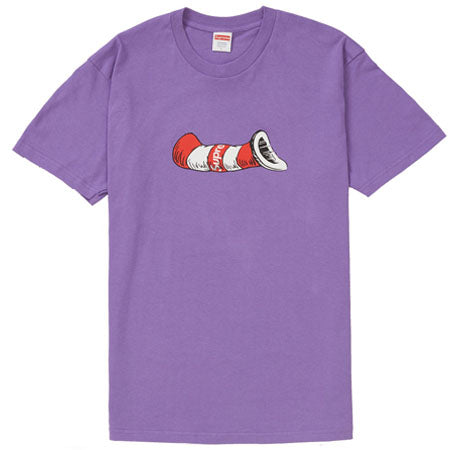 Supreme Cat in the Hat Tee- Purple