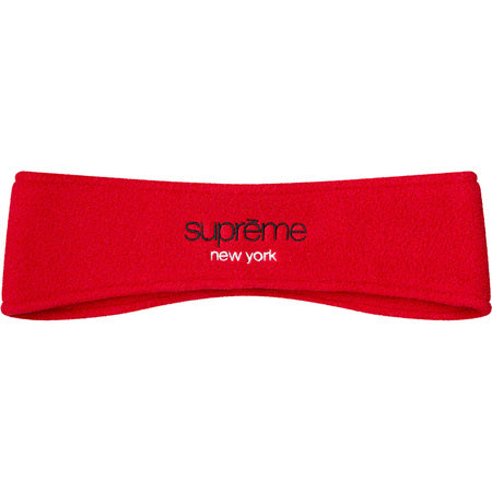 Supreme Polartec Headband- Red