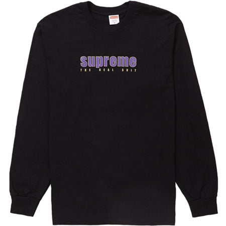 Supreme The Real Shit L/S Tee- Black