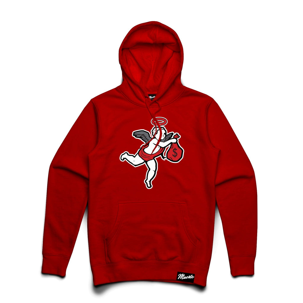 J11 Chenille Patch Angel Hoodie HW QS