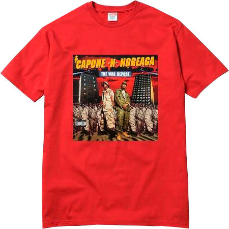 Supreme Capone & Noreaga Tee- Red