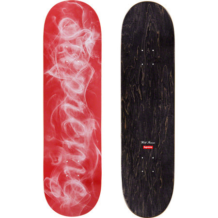 Supreme Smoke Skateboard- Red