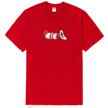 Supreme Cat in the Hat Tee- Red